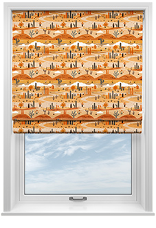 Wild West, Sunset - Roman Blind